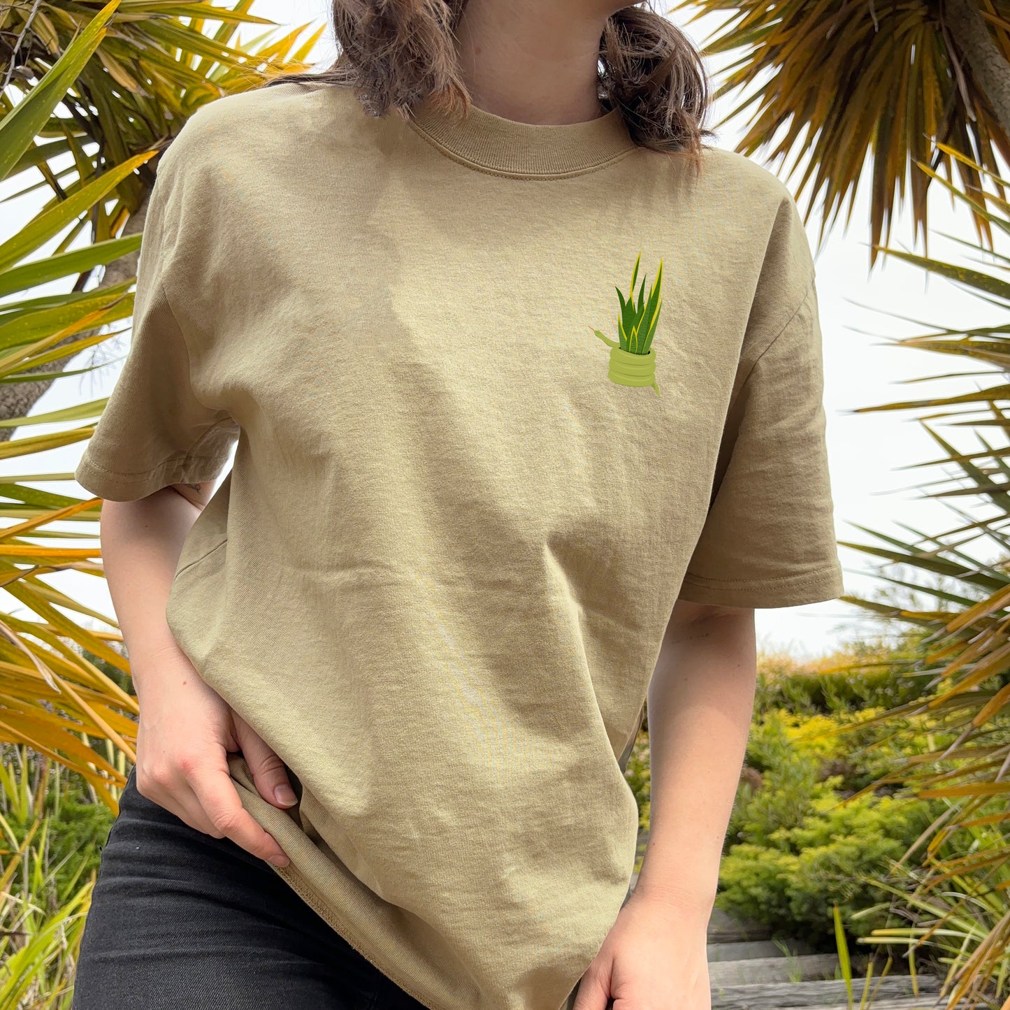 snake plant tee